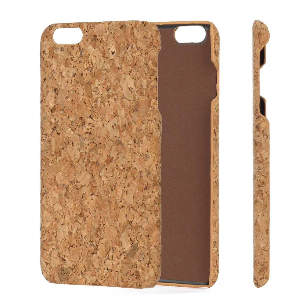 Best Selling Soft Own Design Custom Print New Cork Mobile Back Biodegradable Phone Case