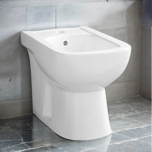 Square Shape Three Hole Bidet Modern Bathroom Wholesale Ceramic Bidet