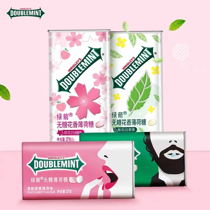 Chinese  Chewing Gum Sugar Free Chewing Gum 27g Floral Mints Mint Flavored Osmanthus White Tea Flavor