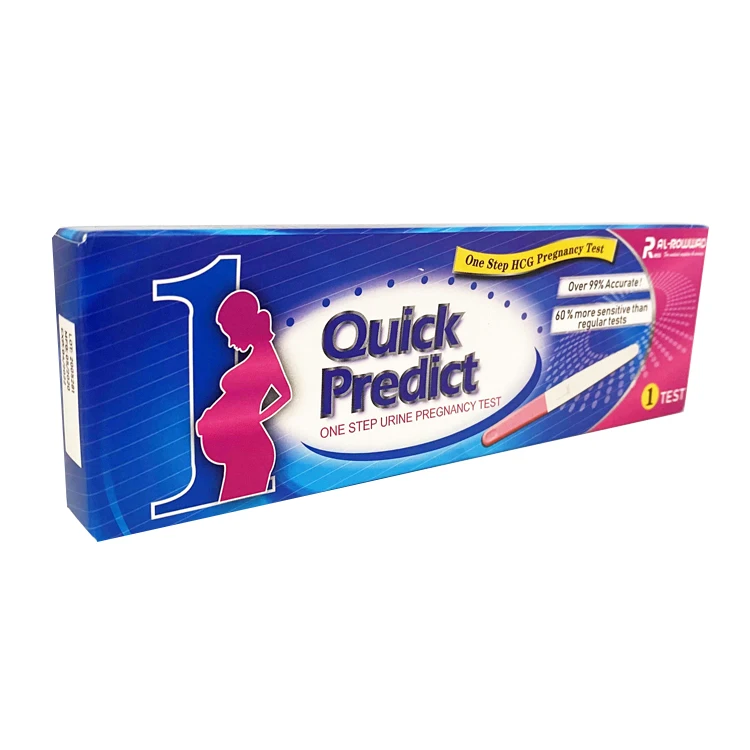 custom printed aluminum foil bag for packaging pregnancy test paper stick 3 side sealed pouch bag