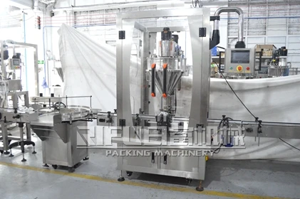 Powder filling machine production line, spices powder packing/automatic bottle filling machine