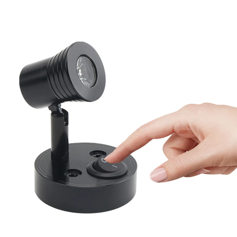 COB 2W 12V RV Boat LED Reading Light with Touch Control Switch Key switches and USB Charging Port Wall Mounted Light for Bedside