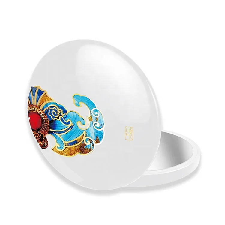 2023 New Arrivals Gift High Quality Portable Vanity Makeup Mirrors Mini Led Compact Mirror With Power Bank