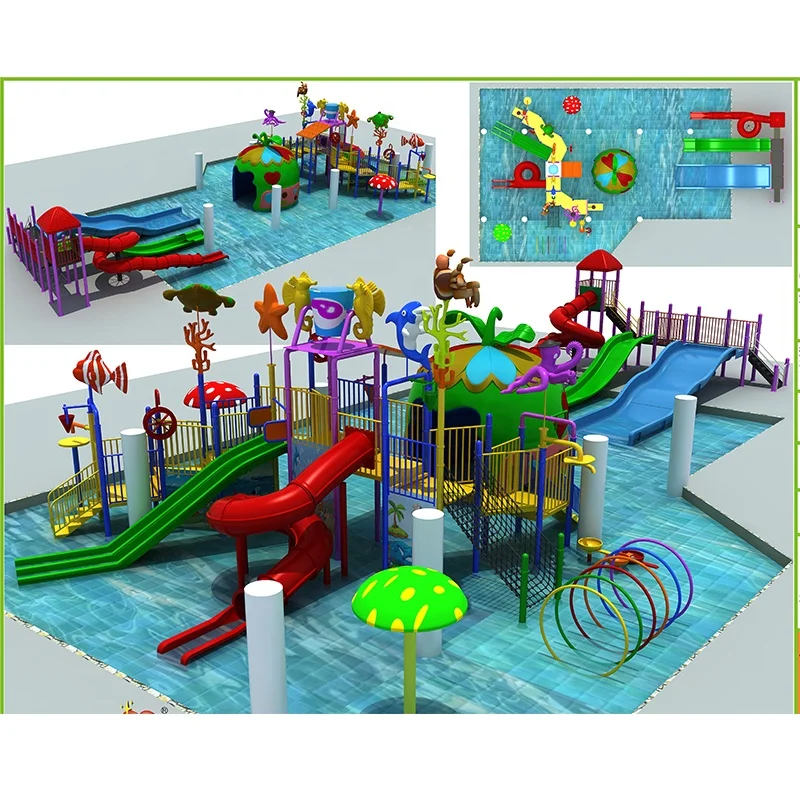 Water Park Equipment Outdoor Playground Funny House