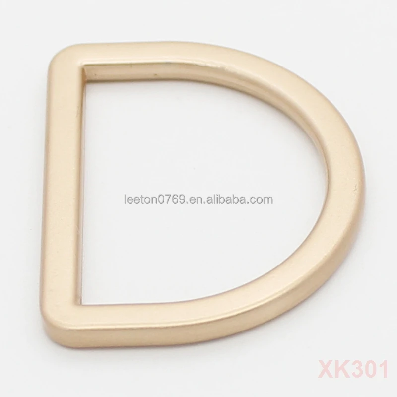 Stock supply high quality15mm, 20mm , 25mm ,30mm,35mm ,40mm,45mm,50mm colorful zinc alloy flat D ring buckle