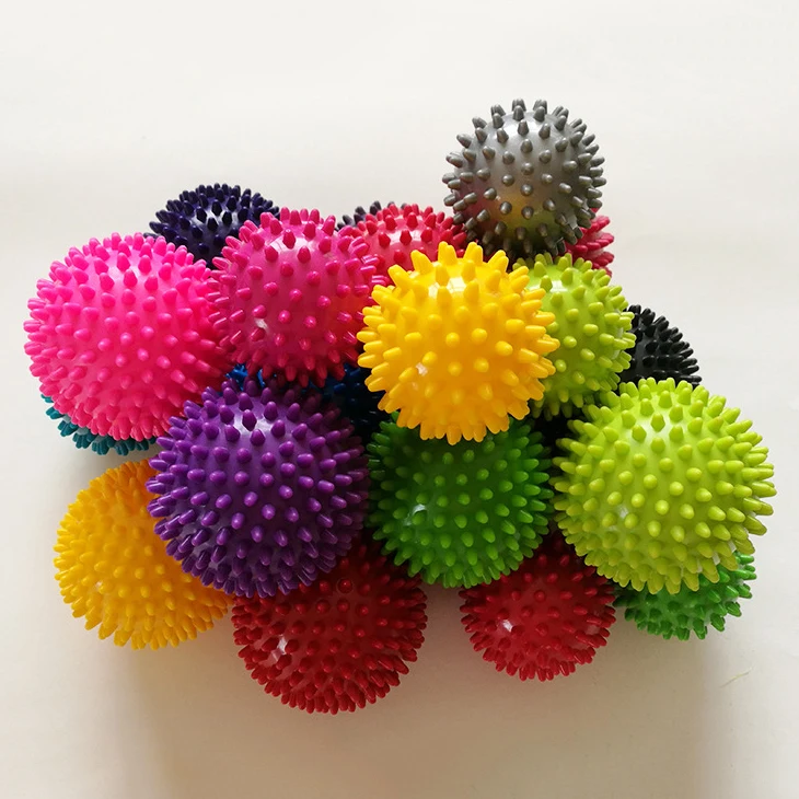 High Quality Hard PVC Fitness Training Fascia Yoga Ball for Body Relaxing