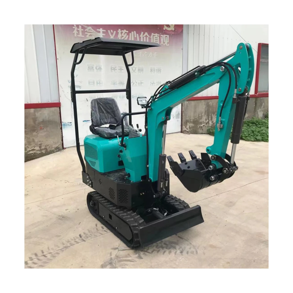 Certified 0.8Ton 1 Ton 1.2Ton 1.5Ton 2Ton Micro Mini Lithium Battery Electric Backh Loader Excavator With Attachments Home Use