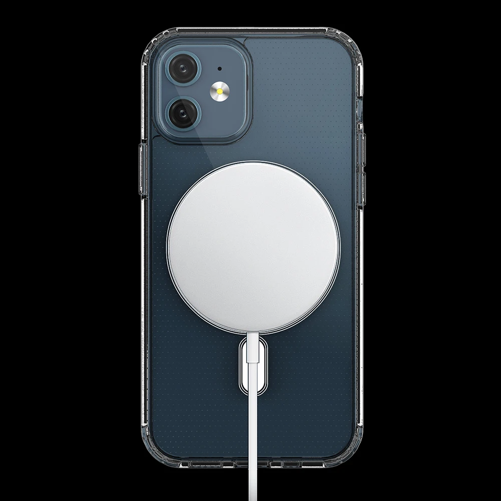  Для iphone 12 чехол Magsafe легко подключить более быструю беспроводную зарядку изготовлен из оригинального материала