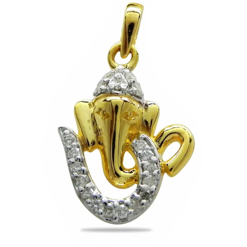 NEW ARRIVAL Diamond Pendant in India for Womens super september IGI & Ingemco Certified Ganesh Pendant at Wholesale Price