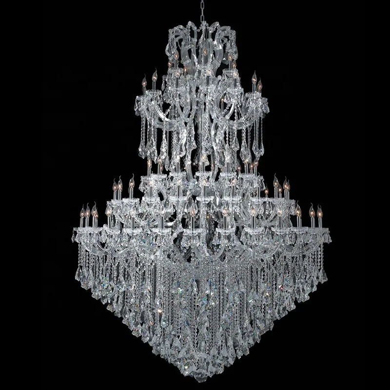 Classic luxury crystal chandelier lighting maria theresa candle chandelier for home restaurant hotel lobby