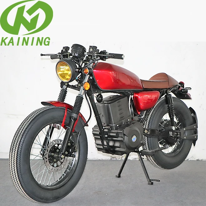 6000W high speed motor powered retro electric moped motorcycle scooter