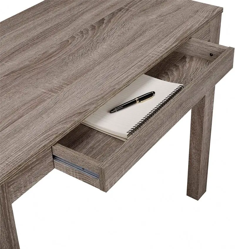 Хорошее качество, деревенский стиль, кованый железный винтажный Старый стол из массива дерева с выдвижным ящиком