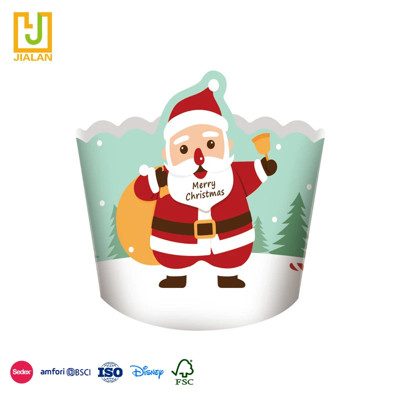 High quality Crepe food paper takeaway holder bubble waffle cone packaging Ice cream egg pancake box