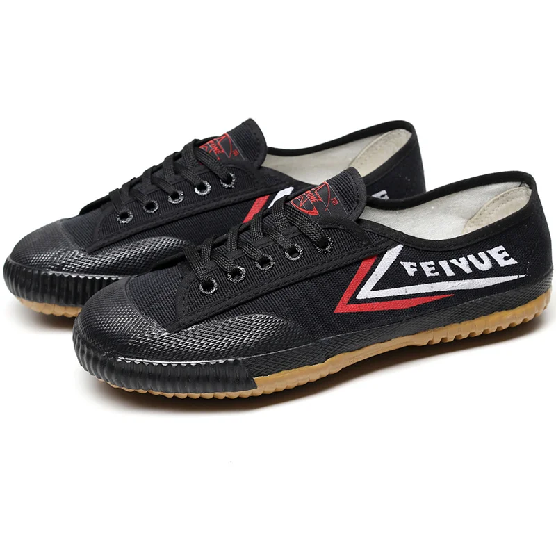 Non-slip casual sports training shoes seismic resistance comfortable women men white black kungfu sports shoes