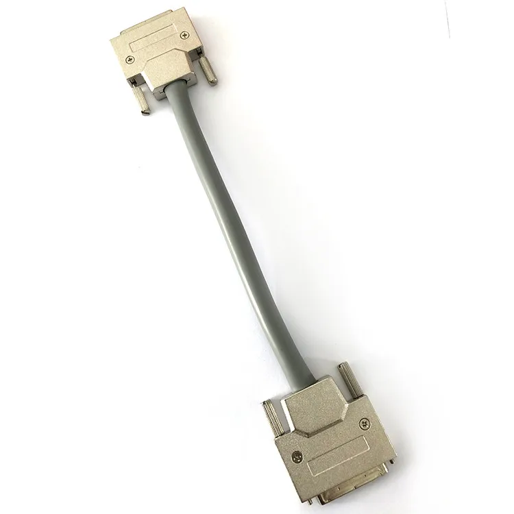 New 68p Male Grey Ul20276 Braid Pvc Jacket Cable Yellow Jacket Cable Protector