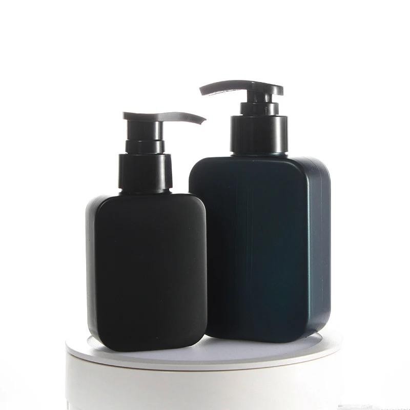 Wholesale Cosmetics Packaging Shampoo Bottle HDPE Empty 200ml 300ml Custom Lotion Plastic Bottle