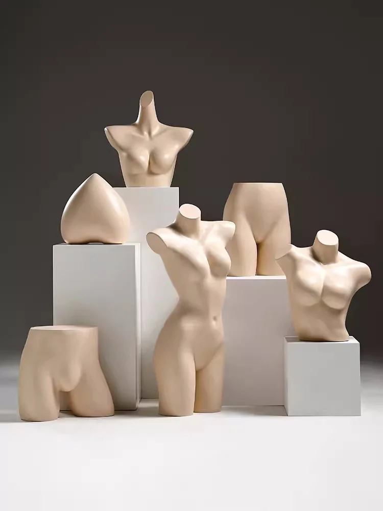 Retail Customized high quality half-body lingerie  mannequins prop