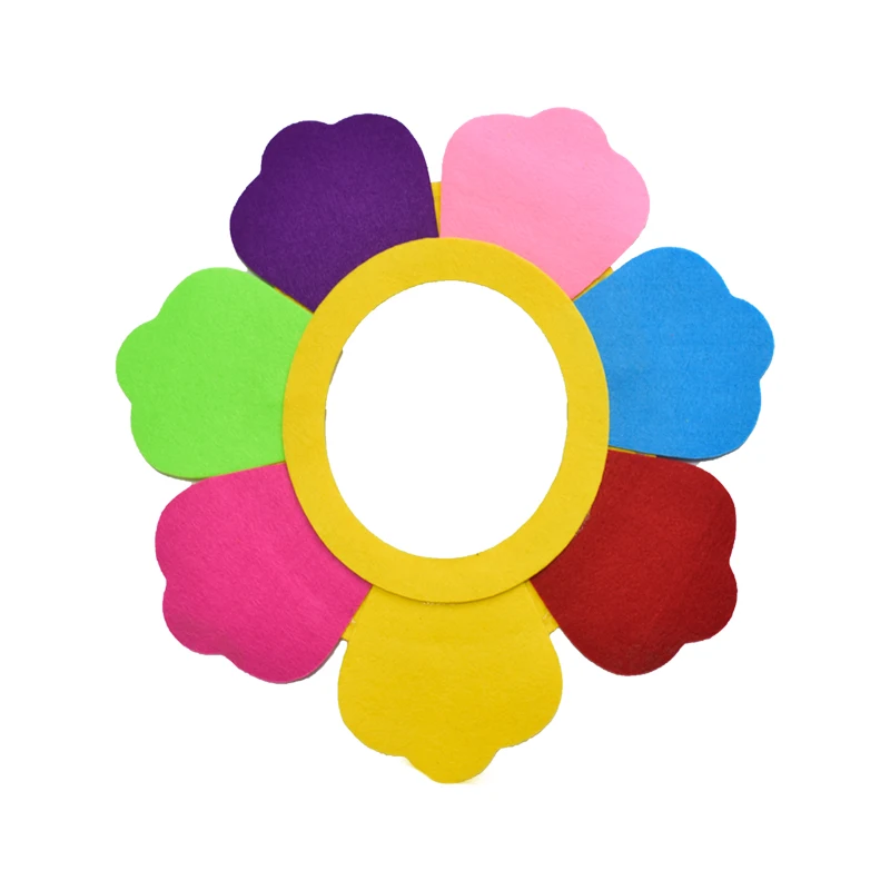 
Party Supplies Flower Pattern Headgear Clown Mask Sunflower Sports the Opening Ceremony Admission Hand Take Flower Dance Prop 