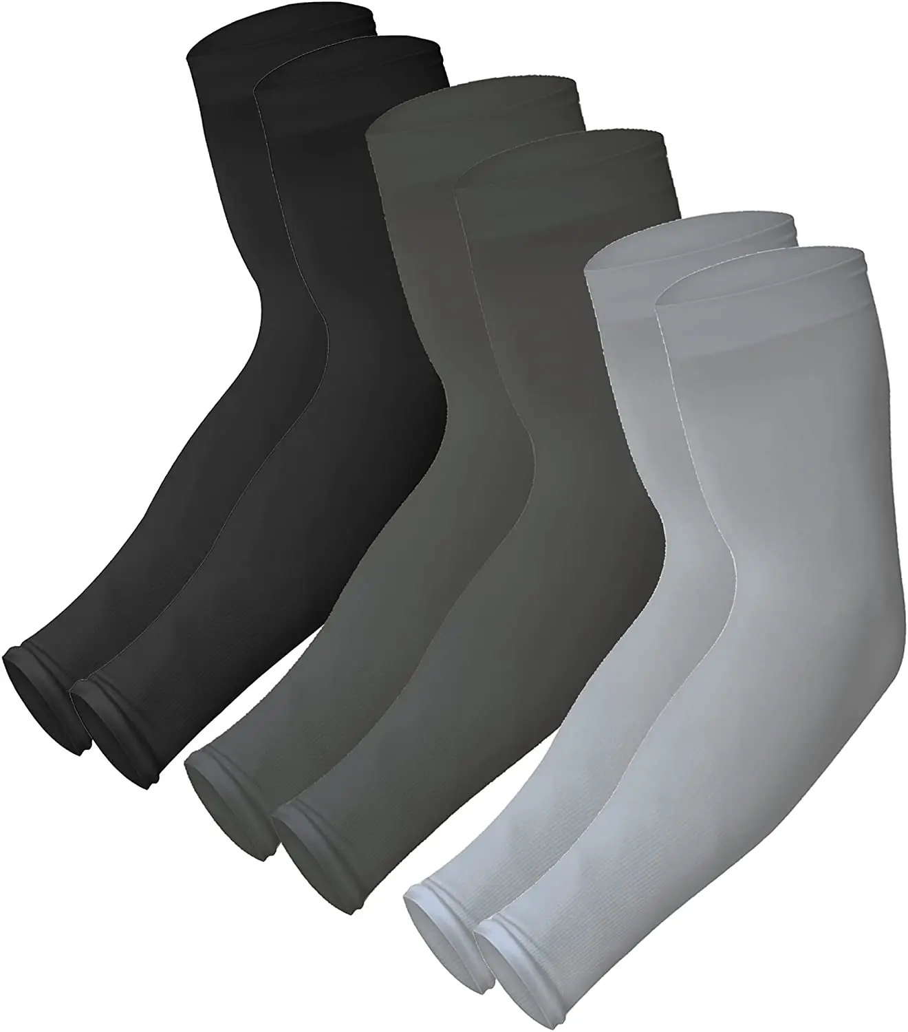 UV Sun Protection Compression Arm Sleeves Tattoo Cover Up Cooling Athletic Sports Sleeve for Basketball Football Golf Volleyball