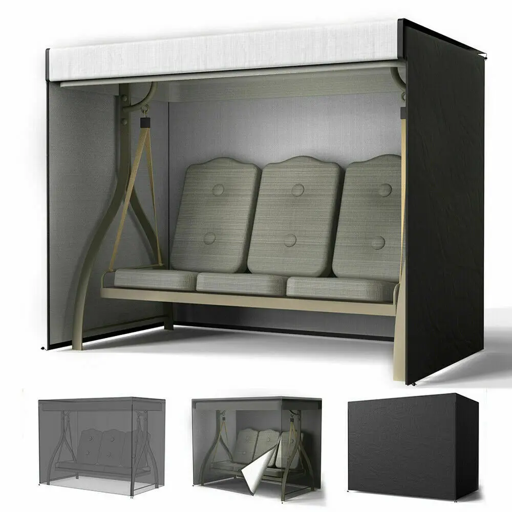 High Quality Oxford Polyester Waterproof UV proof Furniture Cover Patio Family Swing Chair Cover