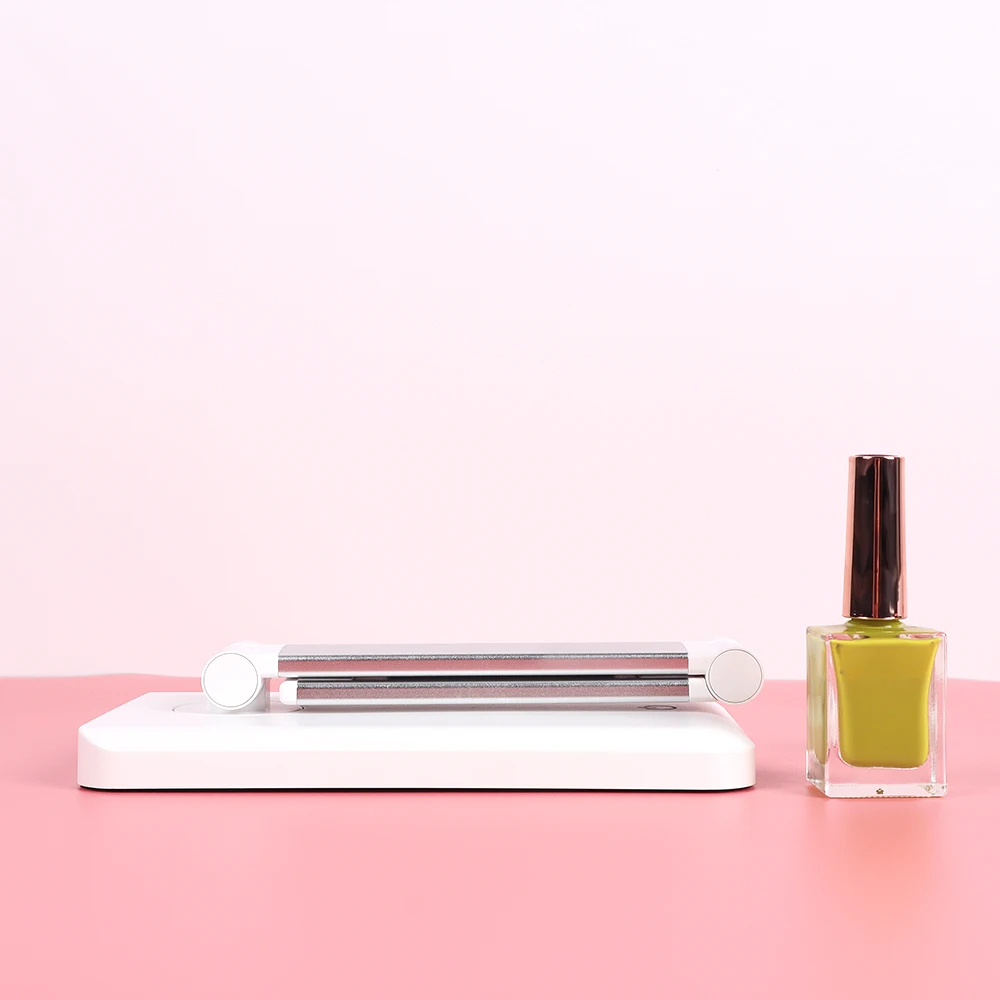 Hanyinails New products Flash curing gel X extension light soft gel tips private label wireless mini uv led touch nail lamp led