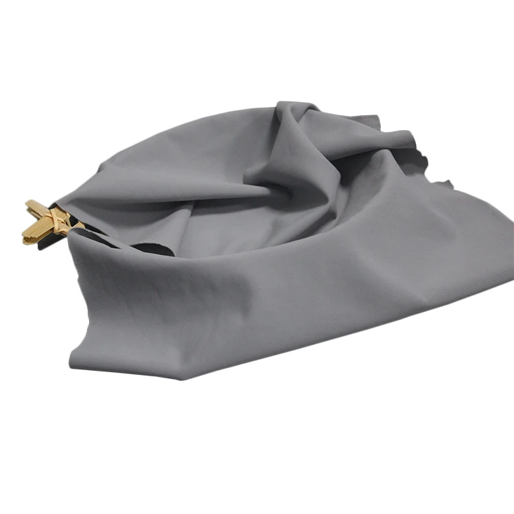 Eco-freindly nylon spandex plain wrap-knitted fabric