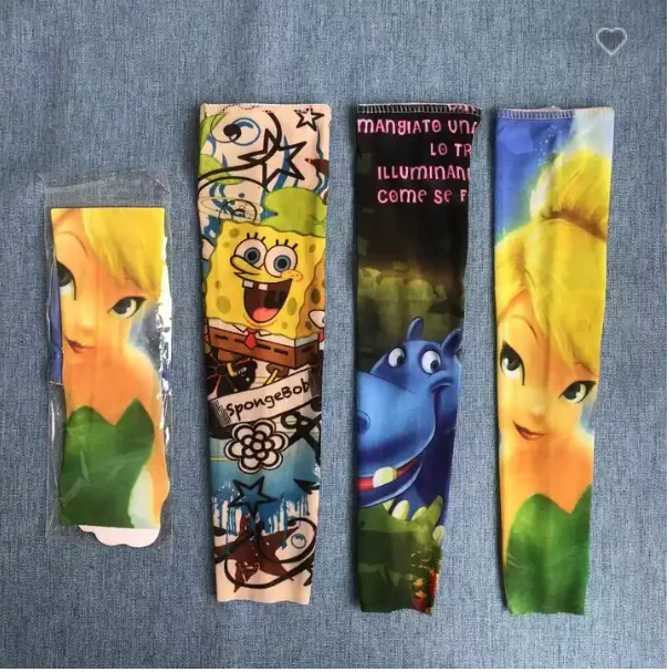 Children Tattoo Arm Sleeves Fashion Design Child Nylon Stretchy Kids Temporary Tattoo arm Sleeves Leg Tattoo Stockings for kids
