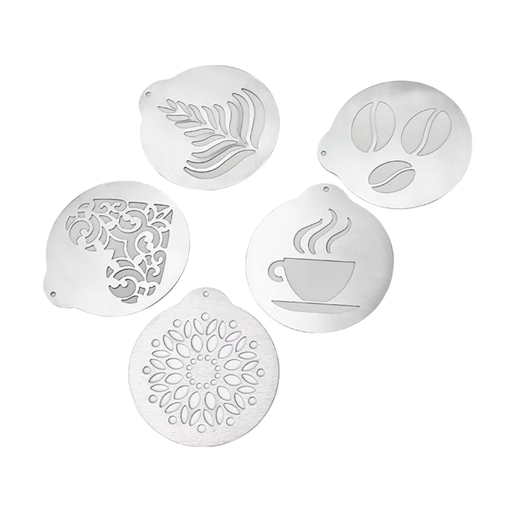 Coffee Latte Cappuccino Barista Art Stencils Cookie Cupcake Latte Coffee Print Mold Cake Decorating Tools