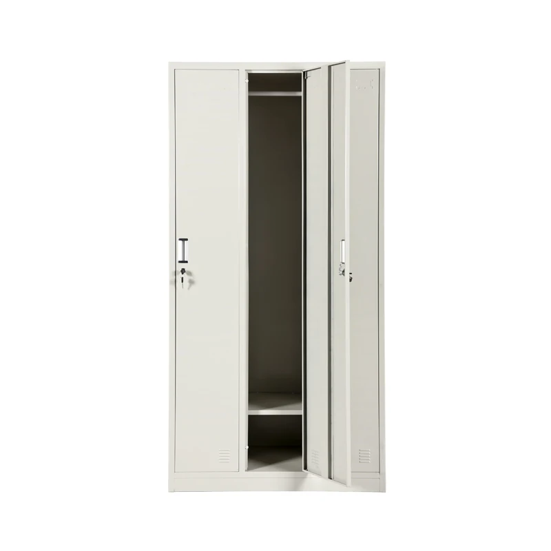 Hot sale steel office locker cabinet cheap 3 doors wardrobe customized metal locker with code lock lockers gym