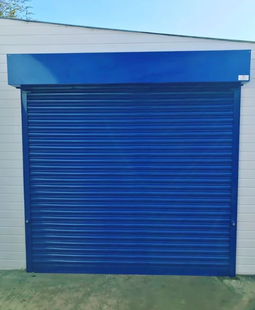 
Anti Thief Steel Roll Up Door for Outdoor Shopping Mall Building Colorful Automatic Steel Garage Door 