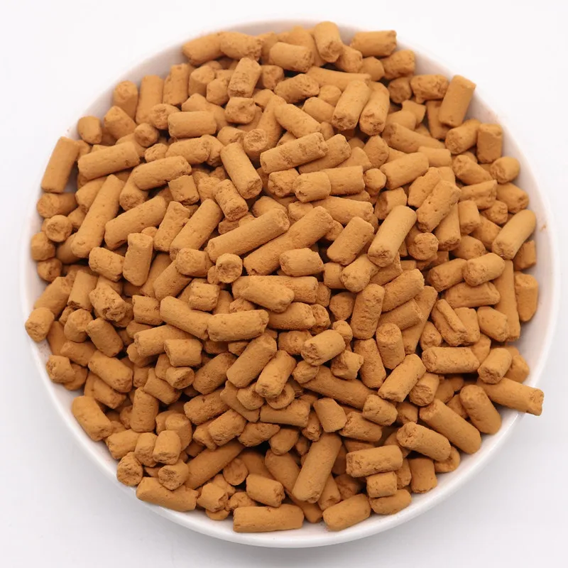 3mm, 4mm, 8mm Iron Oxide Desulfurizer To Remove H2S For Gas Purification