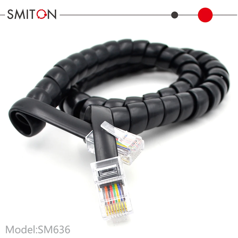 8-ядерный сетевой телефонный телефон rj45 вьющийся шнур