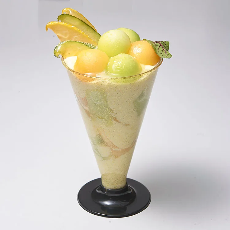 Wholesale disposable transparent cake container jelly pudding dessert mousse Plastic Dessert cups