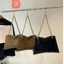 Fashion senior sense retro simple hand bill of lading shoulder bag temperament female bag