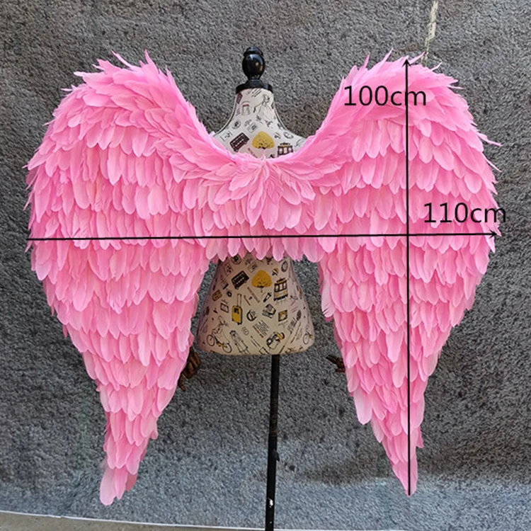 Cosplay Props Large Costume Feather Adult Angel Wings for Model Show Wedding Photos Shooting White Feather Costume Wings