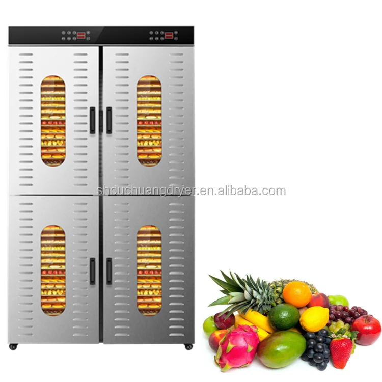 High Quality 80 Trays Electric industrial Food Dehydrator dryers For Commercial Use Commercial Freeze Dryer