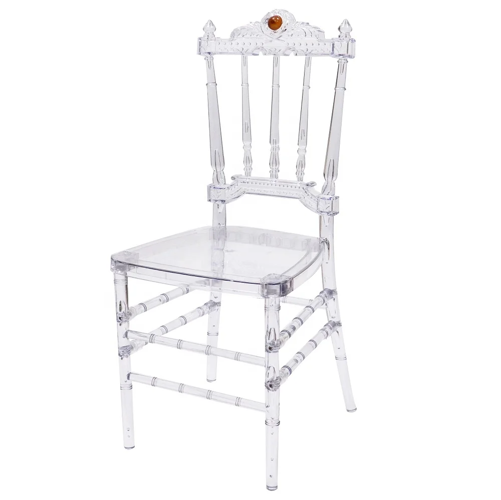 
wholesale crystal clear transparent tiffany dining acrylic chair for wedding and banquet 