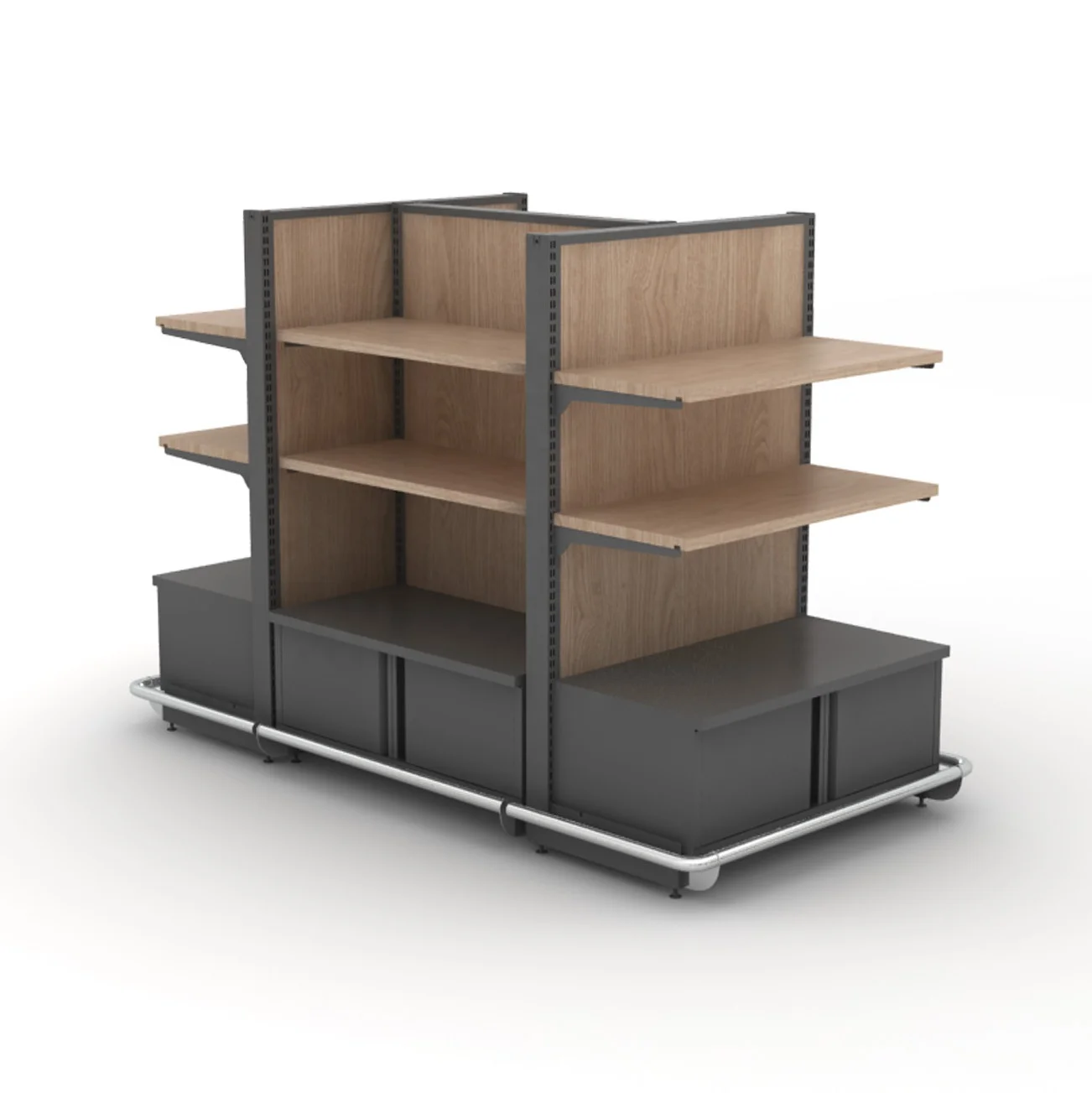 Wholesale Wood Book Store Display Stand Rack Stationery Shop Furniture Design showcase