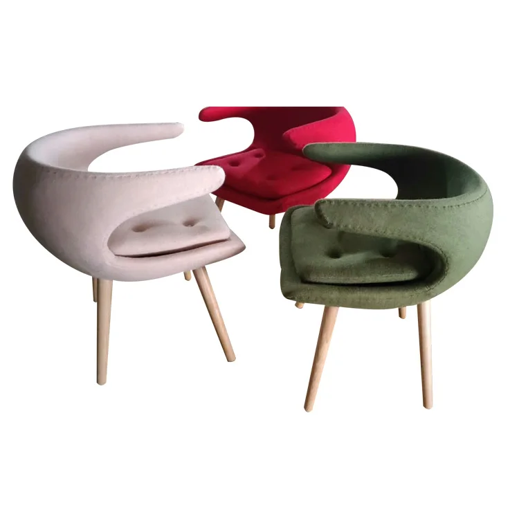 New Arrival Frosted Acrylic Chair Modern Furniture Upholstered Leather Dining Chair