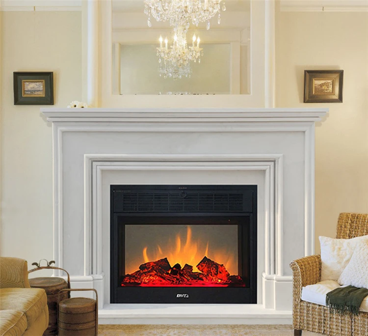 mini marble fireplace