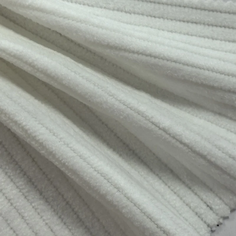 100%polyester 240gsm spandex velvet fabric sustainable polyester fiber breathable winter clothes fabric for home textile