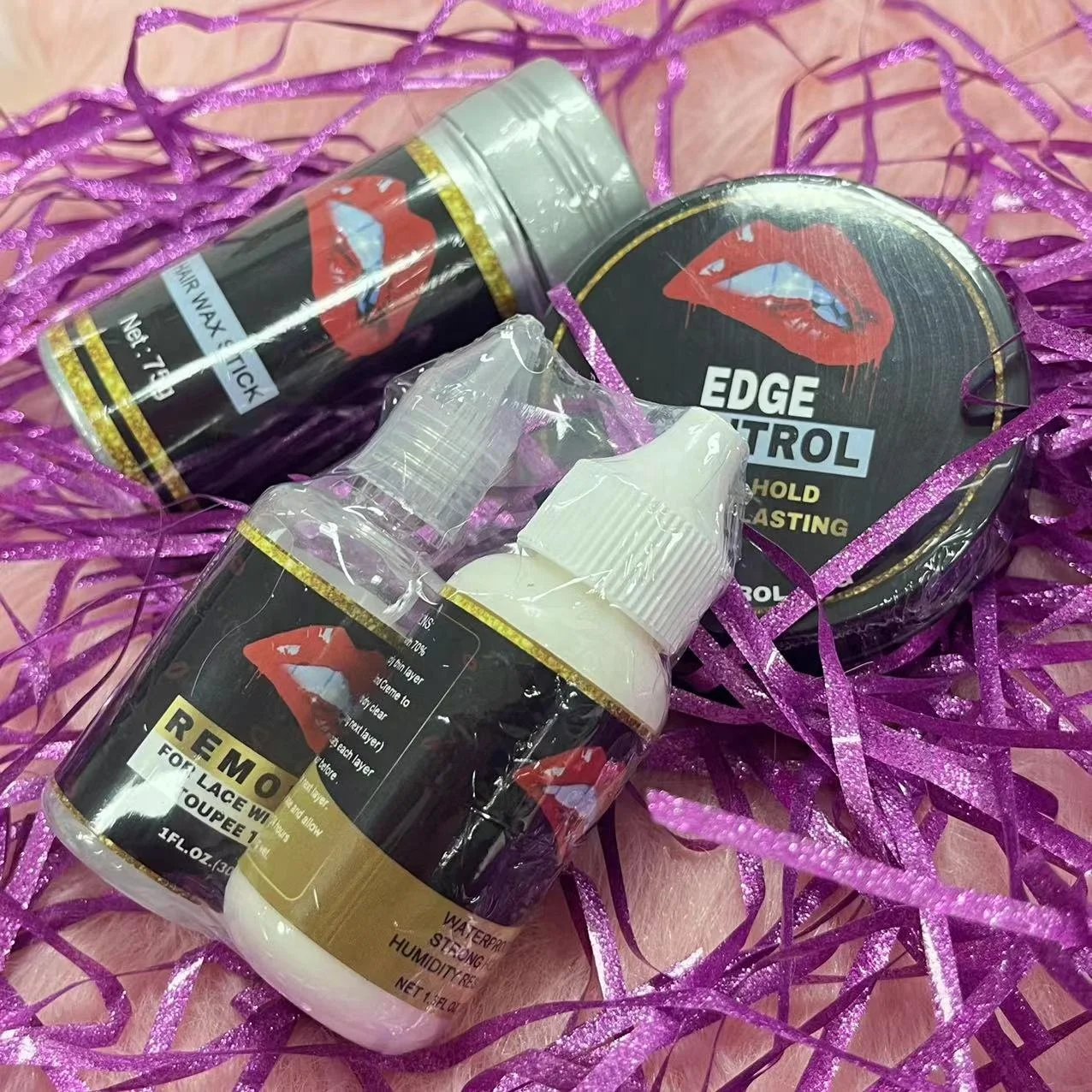 Wholesale Private Label Extra Hold Braiding Gel Styling Edge Control for Braid Hair Style Hair Wax Stick