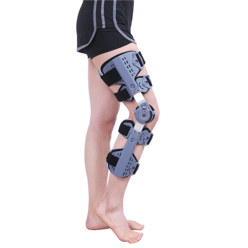 Hinged Knee Brace Adjustable Knee Support Compression Knee Brace