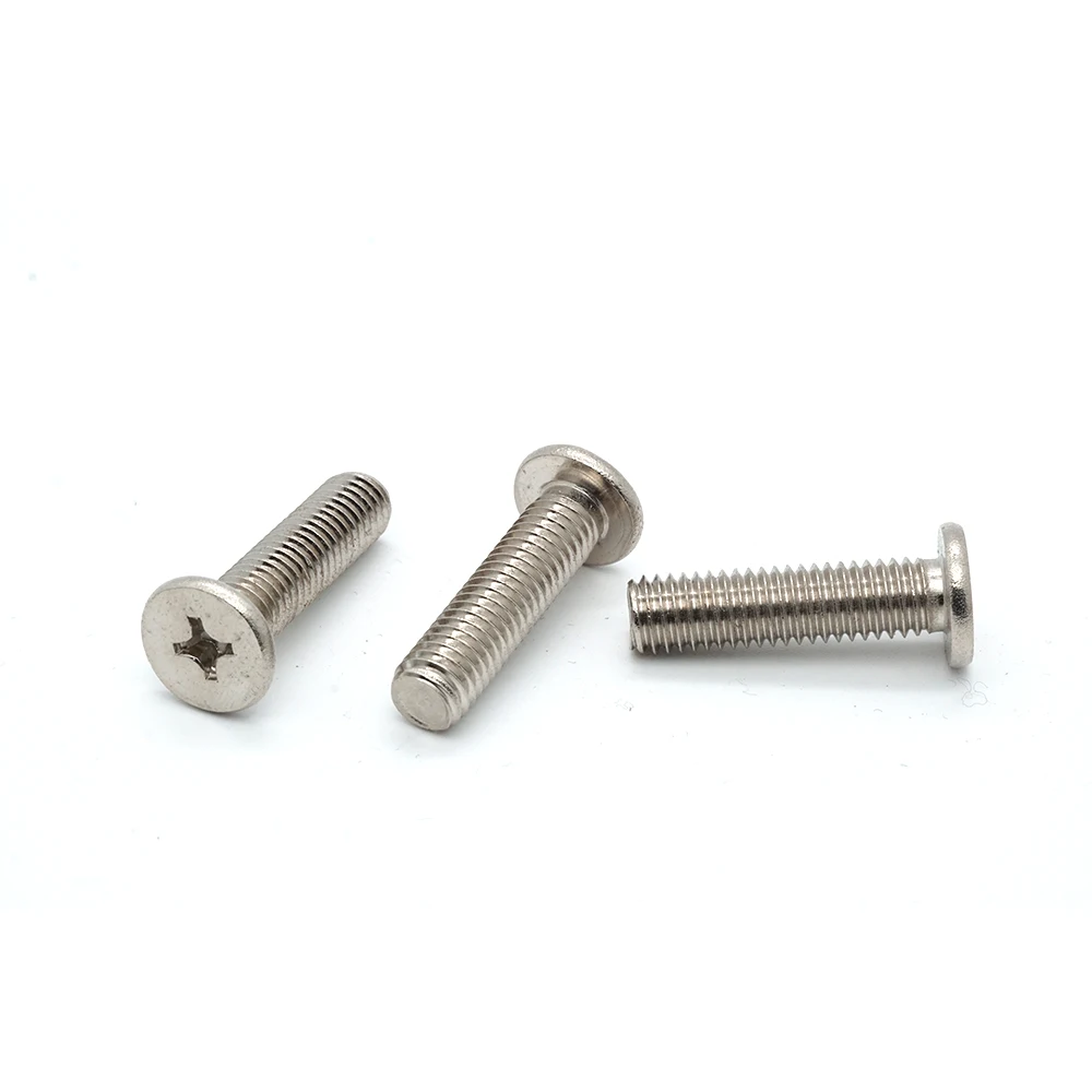 Stainless Steel SS Flush Head Bolts M2.5 M3 M4 M5 M6 M8 Flat Head Countersunk cross Socket Allen Head Bolt