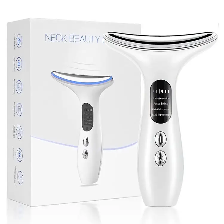 OEM Beauty Products USB Neck Face Beauty Device Anti-Wrinkle Remover Anti-Aging Face and Neck Massager Facial Massage Machine