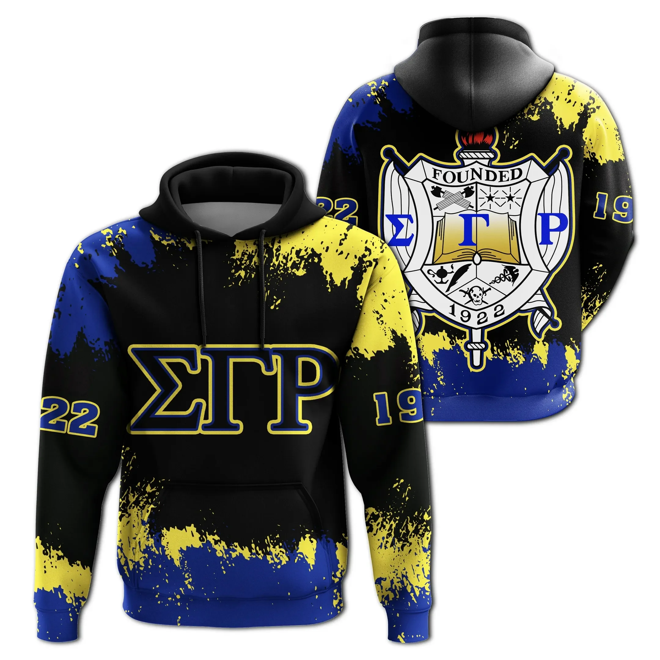 Floral Sigma Gamma Rho Hoodie Men Custom POD Autumn Long Sleeve Hoodies Pullover Sweatshirts Women Drop Shipping Sport Tops 2024