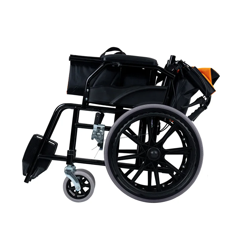 Folding lightweight portable wheelchair manual