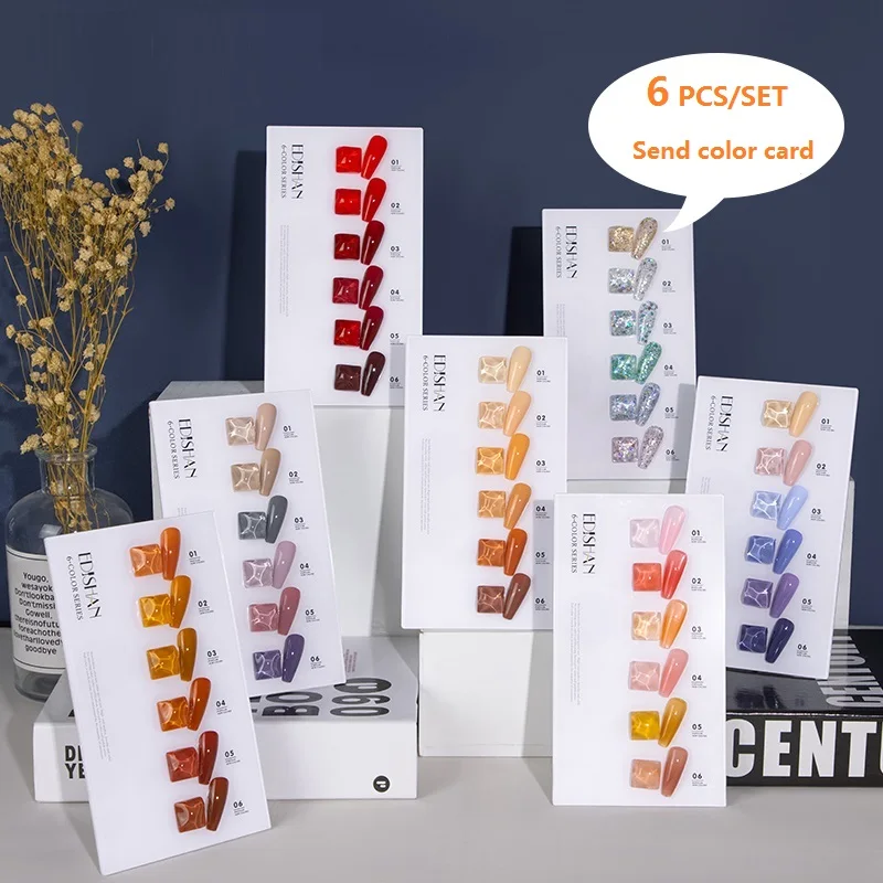 Tani China Sale Custom Logo 15ml Solid Color Nail Polish Kit Supplies Nail UV Soak off Gel Polish Set For Wholesale