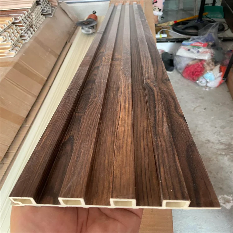 Waterproof Bathroom Decorative WPC Panels PVC Ceiling 3d Wall Panel