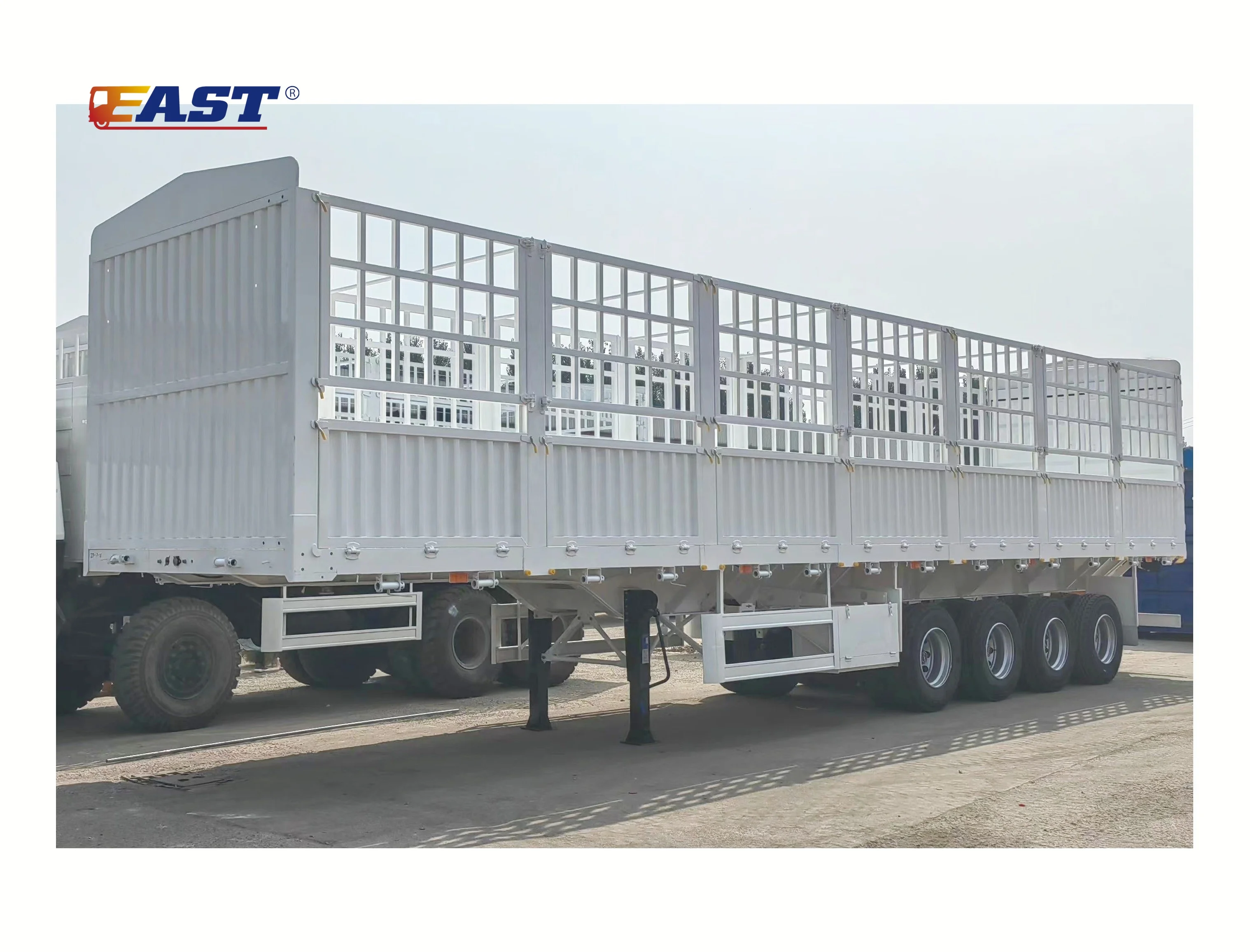 EAST 3 Axles 4 Axles 5 Axles stake fence semi trailer Cargo transport truck Trailer